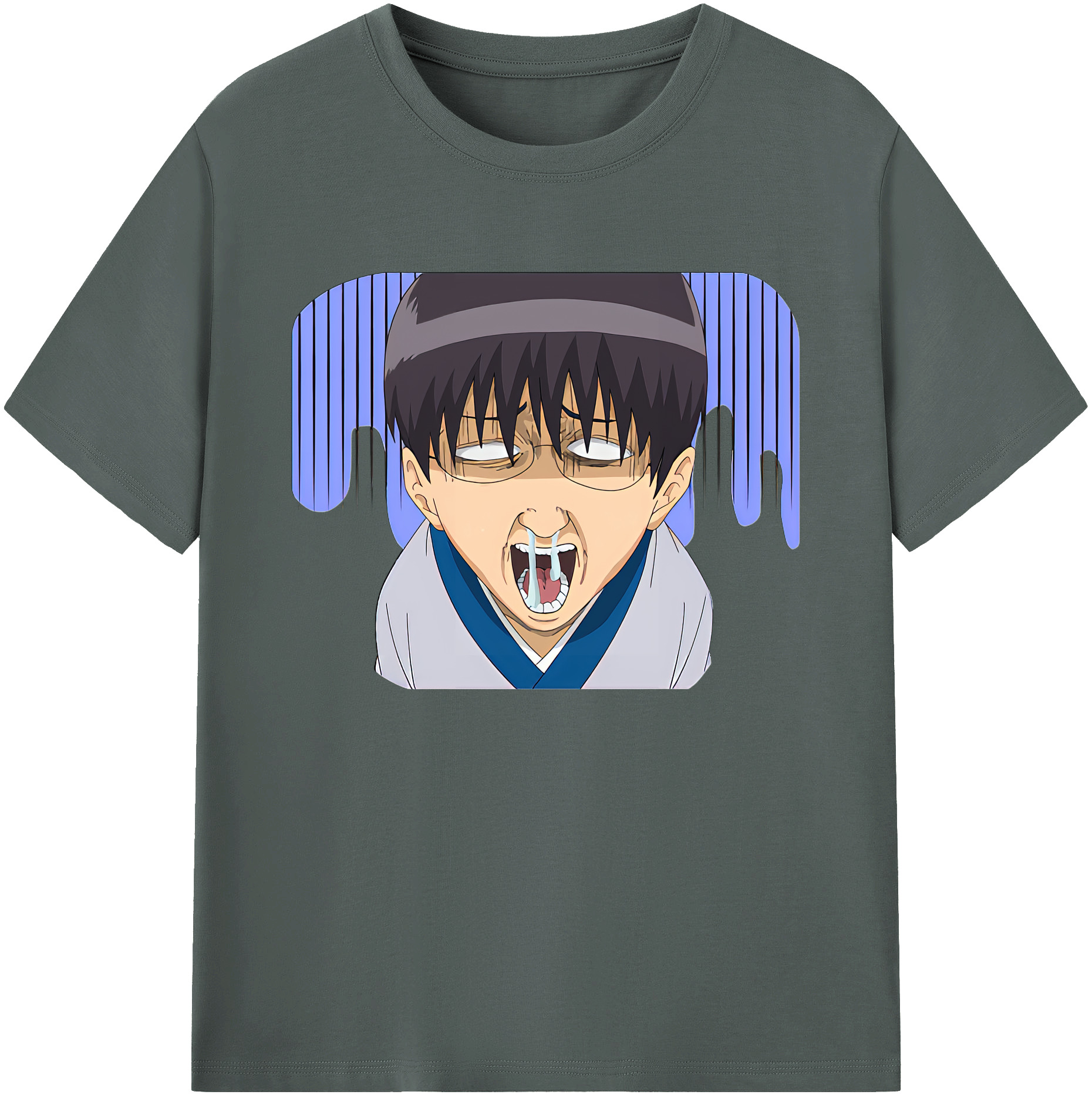 （画像用） ぎんたま 坂田銀時（さかたぎんとき） 神楽 志村新八（しむら しんぱち） GINTAMA Sakata Gintoki Kagura Shimura Shinpachi 綿100％ メンズ半袖Tシャツ｜肌触りやわらか＆通気性